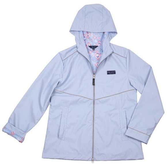 Simply Southern Rain Jacket - Surf blue color - Picture 3 of 3